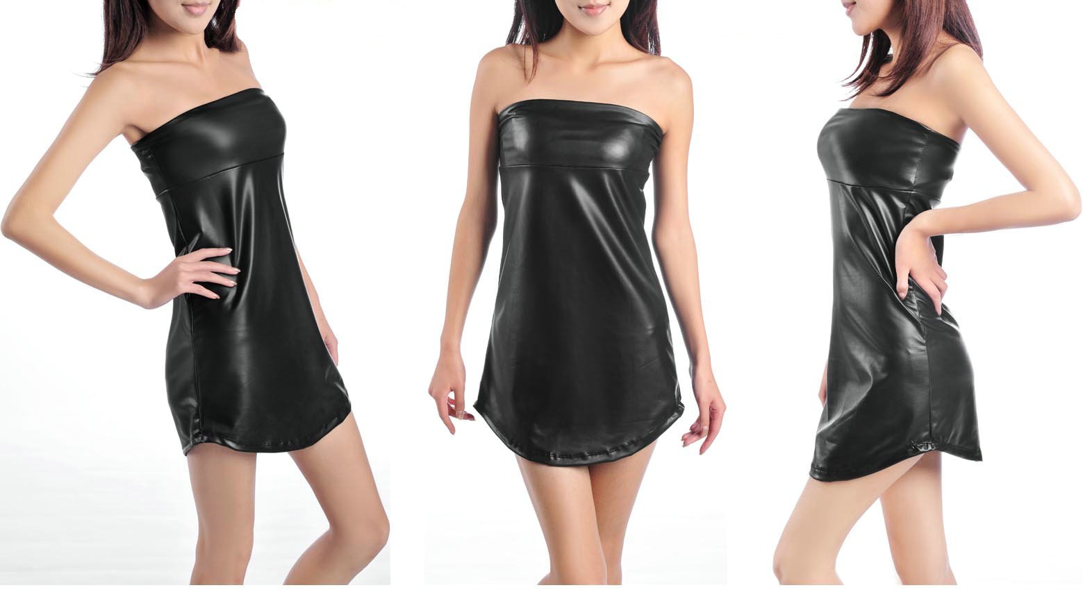 Wholesale-leather-dresses-for-women-strapless-leather-dress-Black-leather-dresses-for-sale-leather-dresses-online