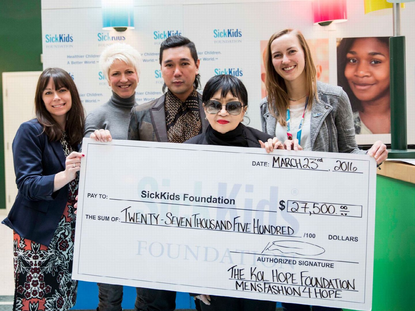 Read more about the article TOM* Founder Presents Significant Donation To Toronto Sick Kids Hospital