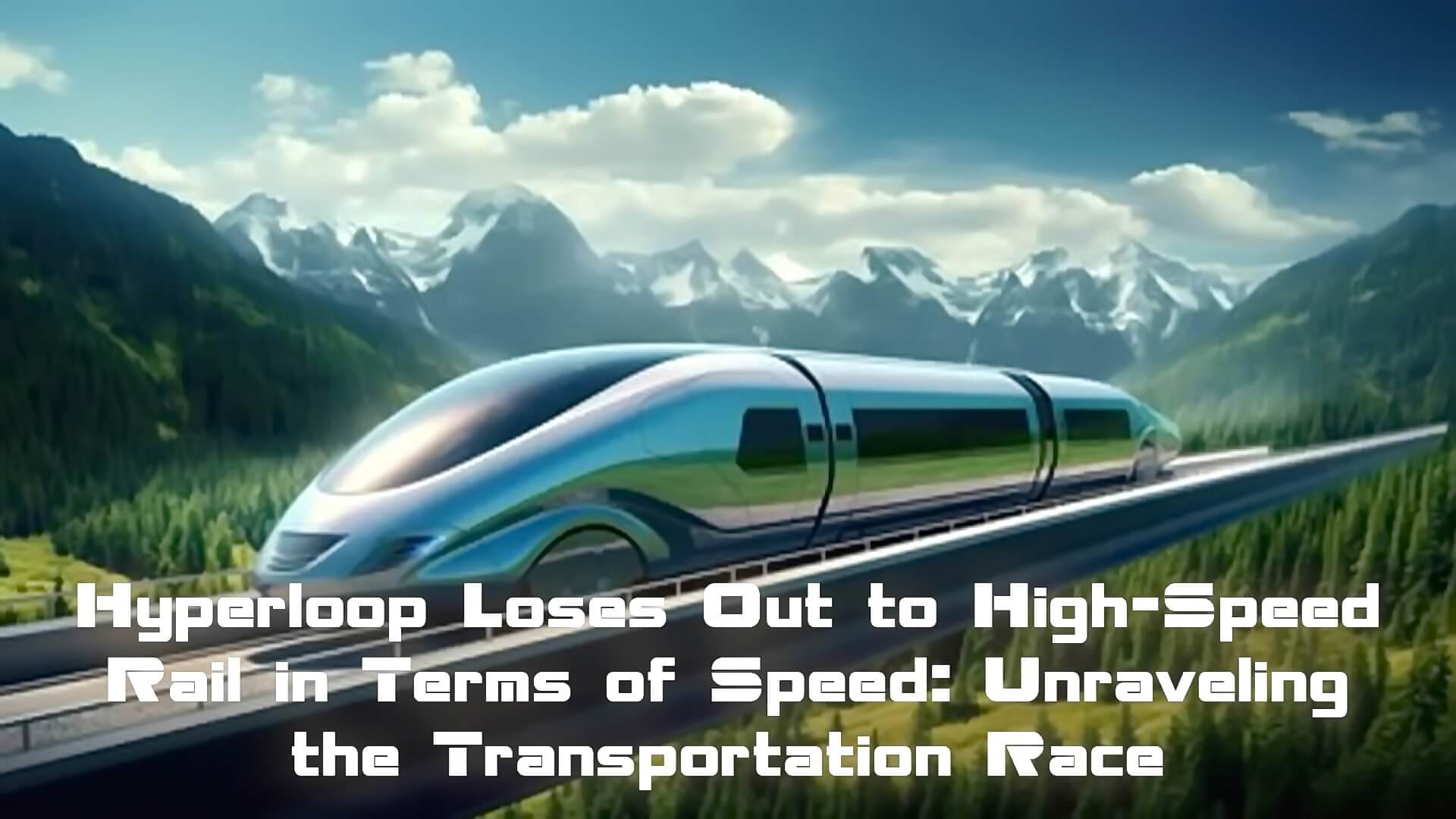 Hyperloop Loses Out to High-Speed Rail in Terms of Speed: Unraveling the Transportation Race