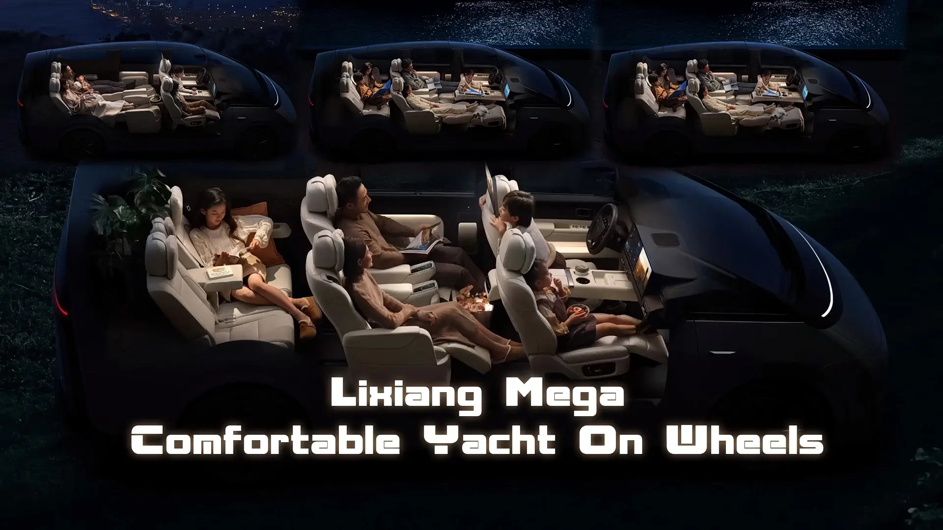 Lixiang Mega Comfortable Yacht On Wheels in car